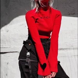 Punk Rave Red Fortune-Telling Witch